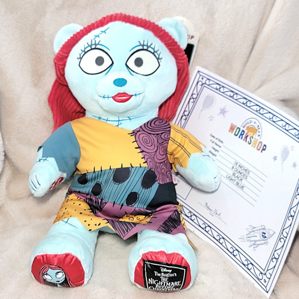 2021 Build A Bear Sally Nightmare Before Christmas With Outfit 16” NWT